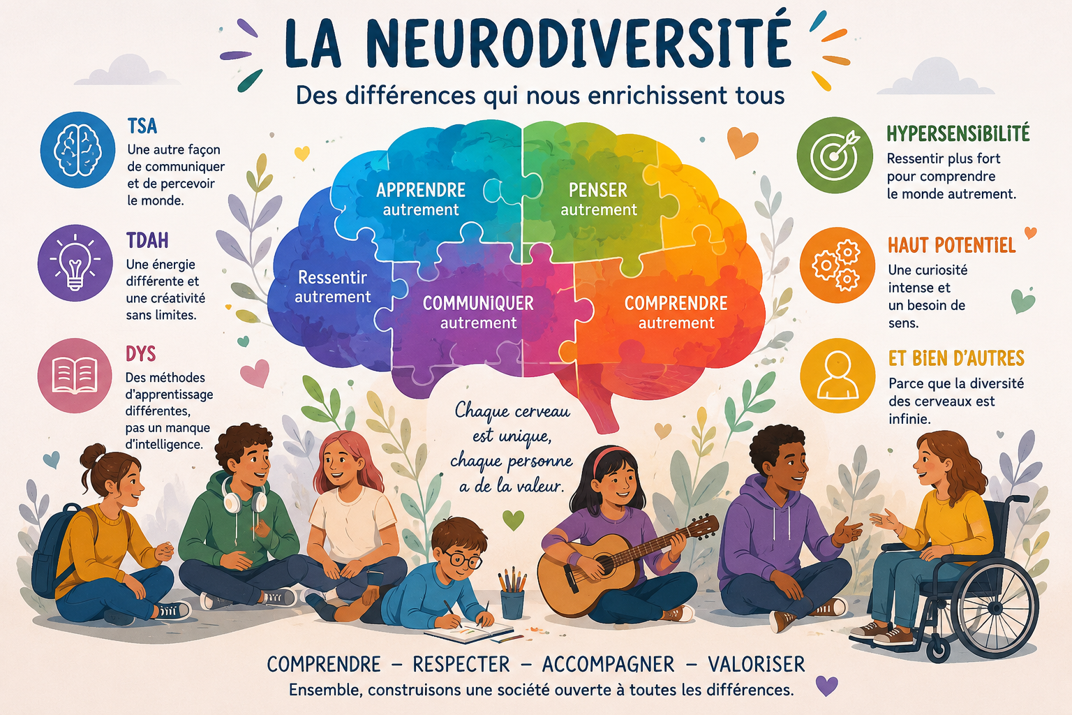 Neurodiversité : un mot récent pour une réalité bien réelle