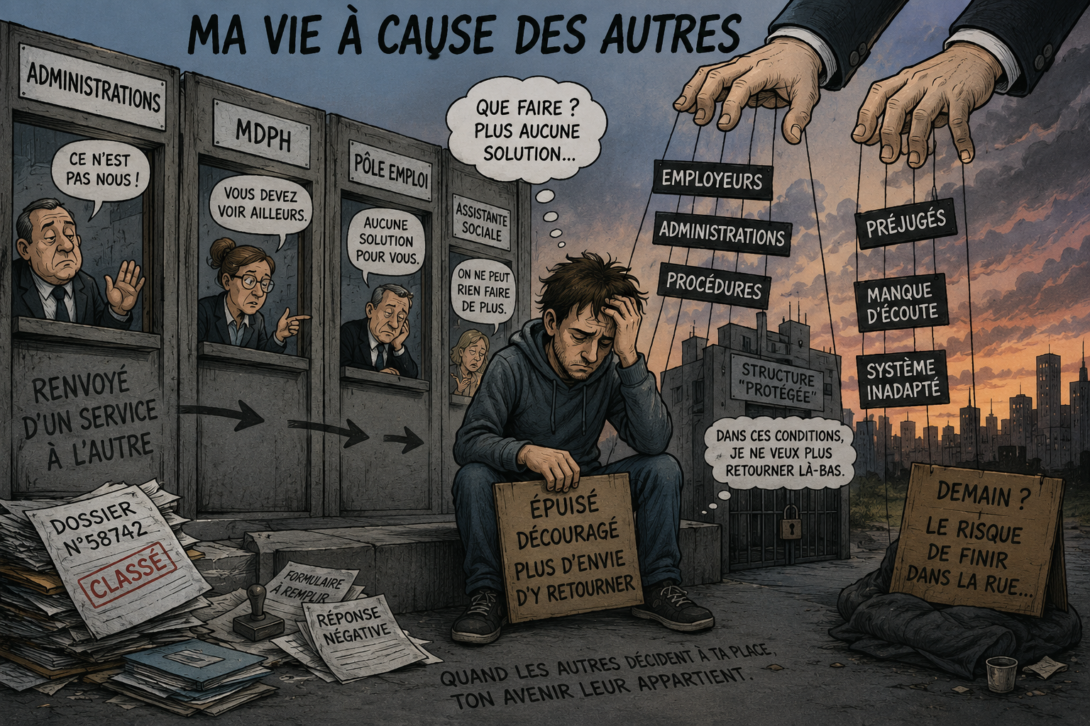 ma vie à cause des autres