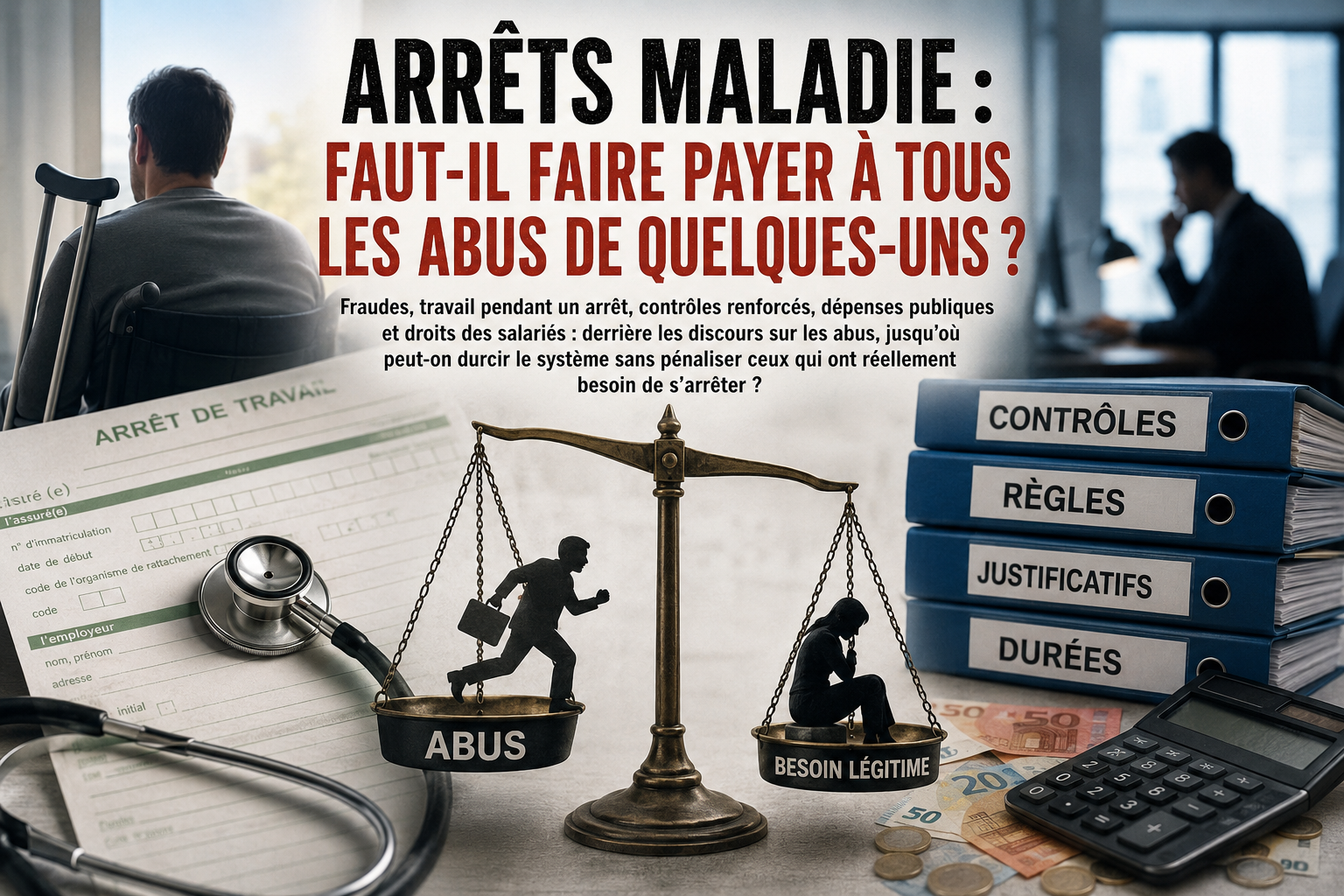 ARRÊTS MALADIE : FAUT-IL FAIRE PAYER À TOUS LES ABUS DE QUELQUES-UNS ?